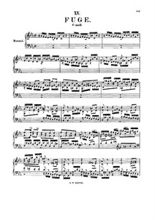 Fugue in C Minor, BWV 575: para orgãos by Johann Sebastian Bach