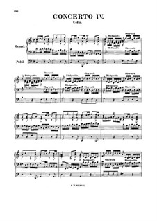 Concerto for Keyboard in C Major, BWV 595: concerto para teclado em C maior by Johann Sebastian Bach