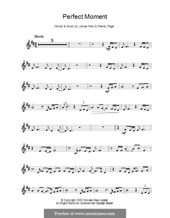 Perfect Moment: para clarinete by James Marr, Wendy Page