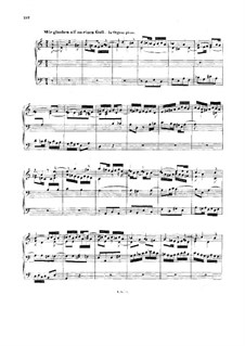 Chorale Preludes IV (German Organ Mass): Credo. Wir glauben all' an einen Gott. Large Version, BWV 680 by Johann Sebastian Bach