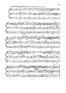 Chorale Preludes IV (German Organ Mass): The Penitence. Out of Deep Distress I Cry to You. Large Version, BWV 686 by Johann Sebastian Bach