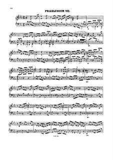 Prelude and Fugue No.7 in E Flat Major, BWV 876: para cravo by Johann Sebastian Bach