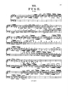 Prelude and Fugue in A Major, BWV 896: para cravo by Johann Sebastian Bach