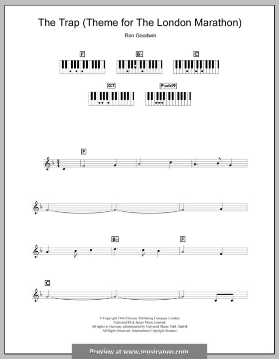 The Trap (London Marathon): para teclado by Ron Goodwin