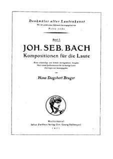 Lute Works, BWV 995-1000: Lute Works by Johann Sebastian Bach