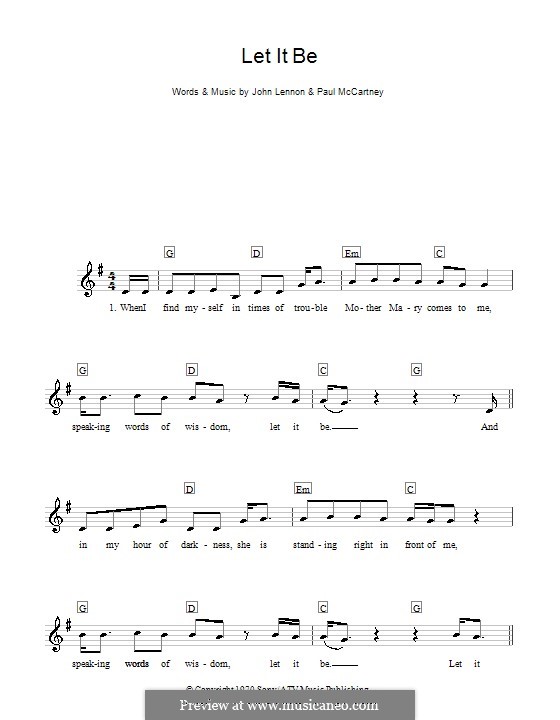 Instrumental version: para teclado by John Lennon, Paul McCartney