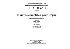 Chorale Partitas and Canonic Variations, BWV 766-769: para orgãos by Johann Sebastian Bach