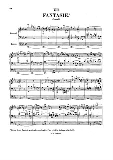 Fantasia and Fugue in C Minor, BWV 562: Fantasia by Johann Sebastian Bach