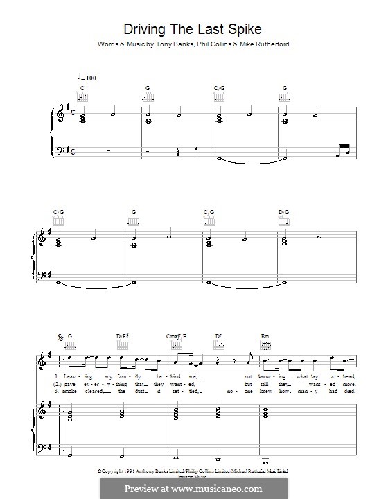 Driving the Last Spike (Genesis) por T. Banks, M. Rutherford, P