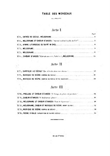 La légende de Sainte Cécile, Op.22: Partitura piano-vocal by Ernest Chausson