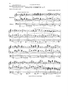 Grand Choir in C Major: Grand Choir in C Major by Alexis Chauvet