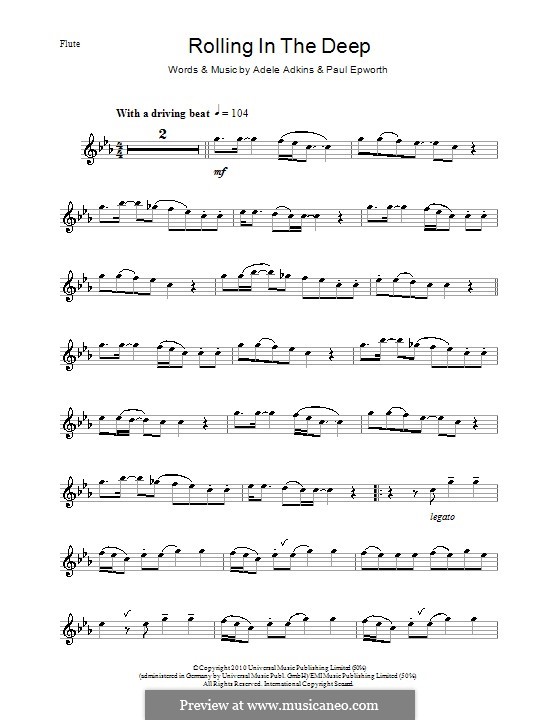 Instrumental version: para flauta by Adele, Paul Epworth