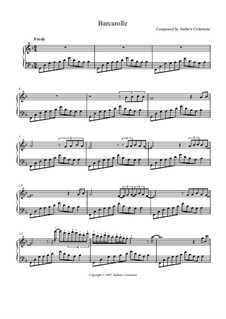 Barcarolle in G Dorian: Barcarolle in G Dorian by Andrew Celentano
