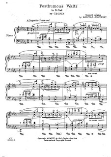 Waltzes, Op. posth.70: No.3 em D flat maior by Frédéric Chopin