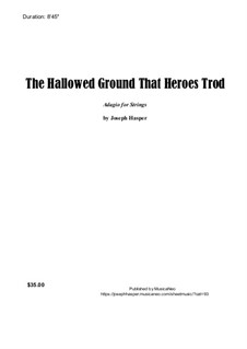 The Hallowed Ground (string orchestra): The Hallowed Ground (string orchestra) by Joseph Hasper