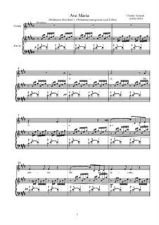 Ave Maria: For voice and piano (E major) by Johann Sebastian Bach, Charles Gounod