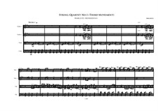 String Quartet No.1: Third movement by Irminsul Harp