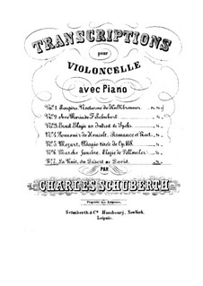 La Nuit for Viola (or Cello) and Piano: partitura, parte solo by Félicien David