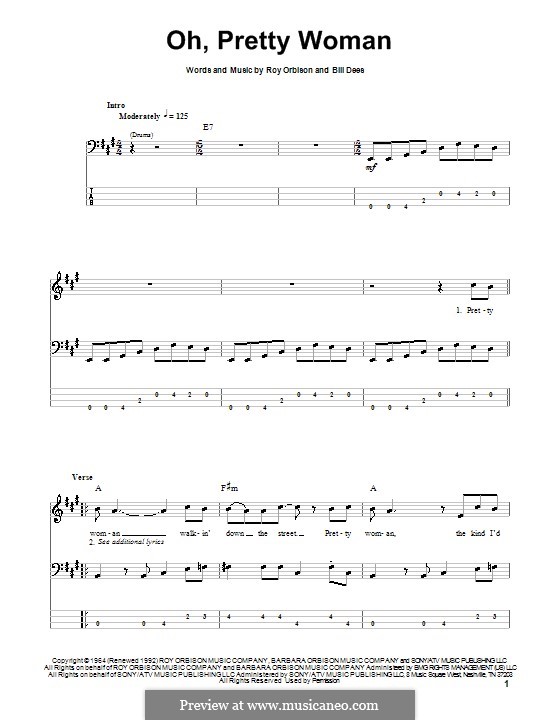 Oh, Pretty Woman: para baixo by Bill Dees, Roy Orbison