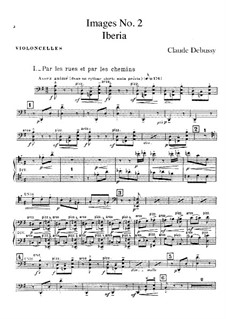 Set III, No.2 Iberia, L.122: Parte Violoncelo by Claude Debussy