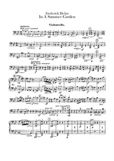 In a Summer Garden: Parte Violoncelo by Frederick Delius