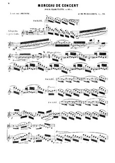 Concert Piece, Op.31: Parte de Solo by Jules Demersseman