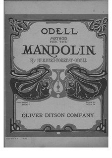 Odell Method for the Mandolin: livro I by Herbert Forrest Odell