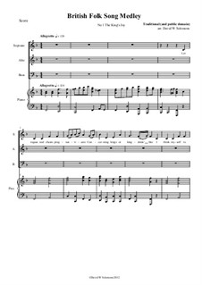 The King's Joy: PARA SAB coro e piano by folklore, David W Solomons