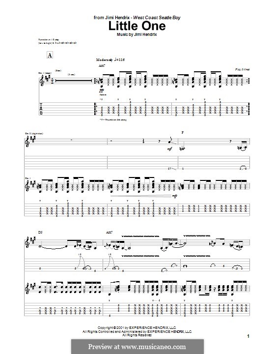 Little One: Para Guitarra by Jimi Hendrix