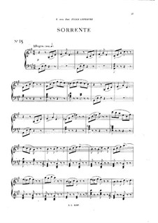 Vingt pièces nouvelles: No.15 Sorrente by Théodore Dubois