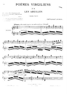 Poèmes virgiliens: No.4 Les abeilles by Théodore Dubois