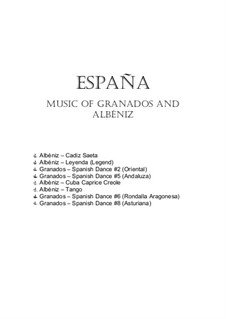 Spanish Music of Granados and Albeniz: For flute duet by Isaac Albéniz, Enrique Granados