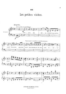 Au jardin: No.3 Les petites visites by Théodore Dubois