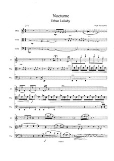 Nocturne – Urban Lullaby: partitura completa by Ruth-Ann Lewis