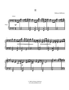 Sonata in A minor: movimento II by Rebecca Belliston