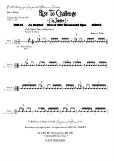 Rise To Challenge (In Jubilee): Dictionary of musical themes (snare drums) by Ennio Paola