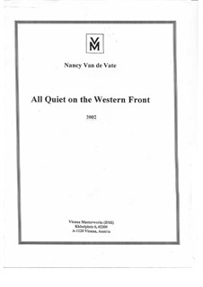 All Quiet on the Western Front: partitura completa by Nancy Van de Vate