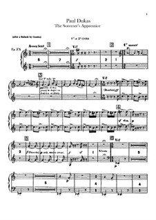 L'apprenti sorcier (The Sorcerer's Apprentice): parte trompas by Paul Dukas
