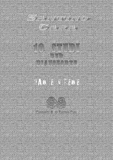 Book No.1 of 10 studies of musical scores for piano with mp3: Book No.1 of 10 studies of musical scores for piano with mp3 by Santino Cara