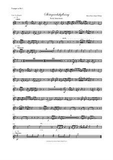 Skargardsshyllning: Trumpet I-III parts by Hans-Jürgen Philipp