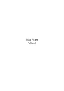 Take Flight, for wind quintet: partitura completa by Paul Burnell