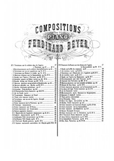 Le Premier Début, Op.83: No.11 Rondeau polacca sur un air favori de 'I puritani' by Ferdinand Beyer