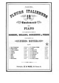 Fleurs Italiennes, Op.87: No.6 Othello by Ferdinand Beyer