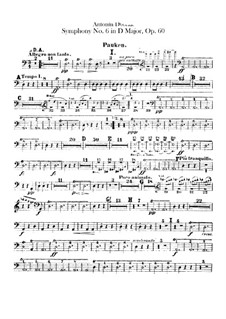 Symphony No.6 in D Major, B.112 Op.60: Peça para Timpano by Antonín Dvořák