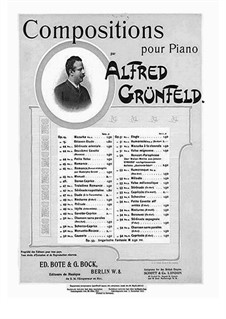 Pieces for Piano, Op.49: No.3 Idylle by Alfred Grünfeld