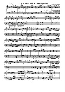 Sonatina No.3, Ор.6: Sonatina No.3 by Ksardas