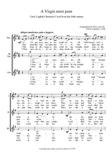 A Virgin Most Pure: para coro feminino by folklore