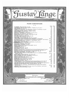Choir of Pilgrims: Para Piano by Richard Wagner