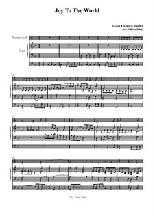 Two instruments version: Para trompete em B e órgão by Georg Friedrich Händel