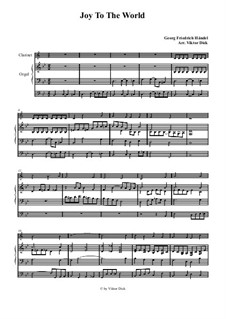 Two instruments version: Para clarinete e órgão by Georg Friedrich Händel
